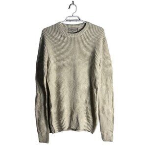 Urban Heritage Women's Cream Knit Crewneck Sweater Sz M